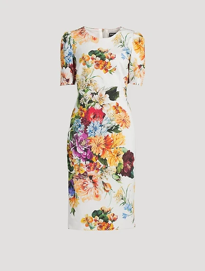 Midi Dress Floral Print