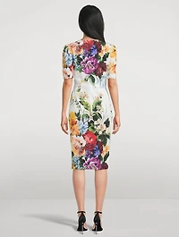 Midi Dress Floral Print
