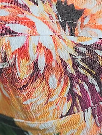 Corset Top Bouquet Print