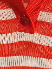 Cropped Polo Sweater
