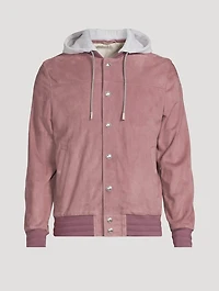 Suede Bomber Jacket