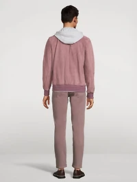 Suede Bomber Jacket