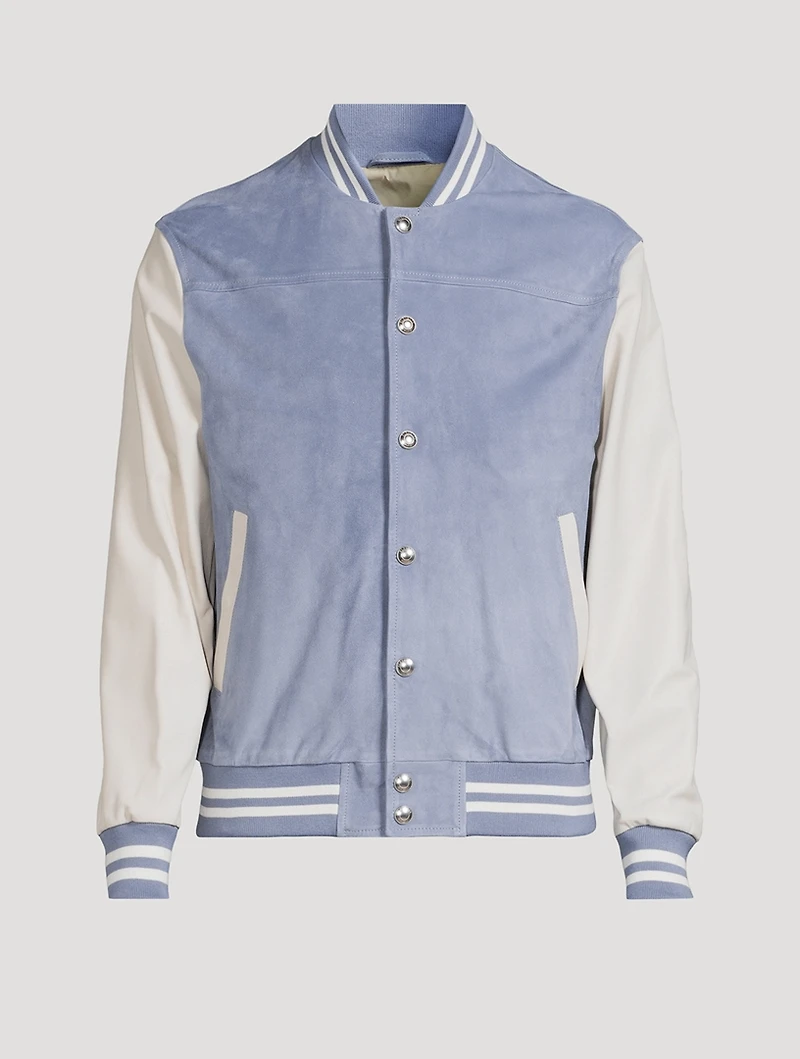 Leather Bomber Jacket