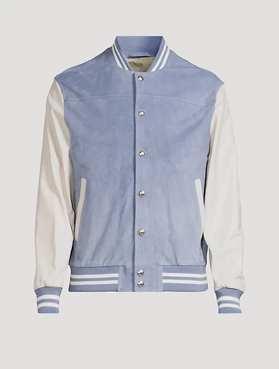 Leather Bomber Jacket