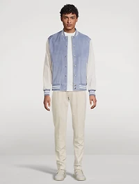 Leather Bomber Jacket