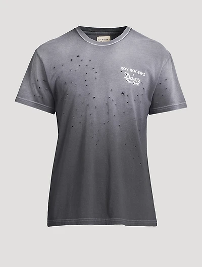 Roy Roger's x Dave's NY Broken Vintage Effect T-Shirt