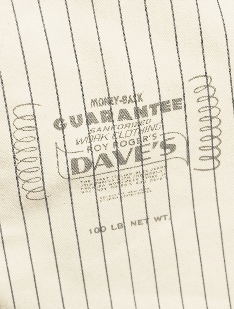 Roy Roger's x Dave's NY Hickory Stripe Straight-Leg Pants