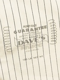 Roy Roger's x Dave's NY Hickory Stripe Straight-Leg Pants
