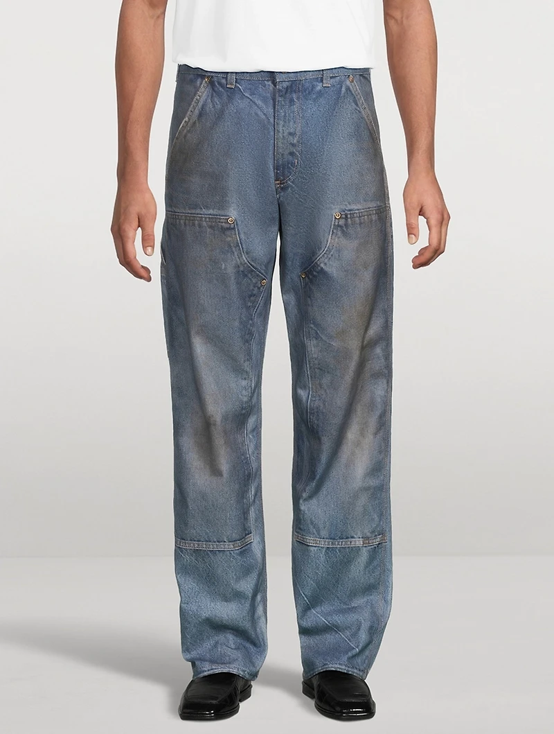 Roy Roger's x Dave's NY Trompe L'Oeil Canvas Pants