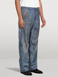 Roy Roger's x Dave's NY Trompe L'Oeil Canvas Pants
