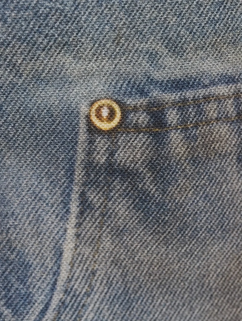 Roy Roger's x Dave's NY Trompe L'Oeil Canvas Pants