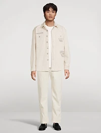 Roy Roger's x Dave's NY Hickory Stripe Overshirt