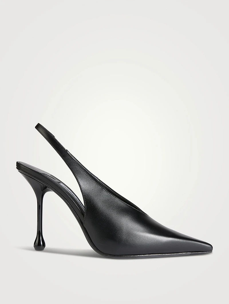 Isa Leather Slingback Pumps