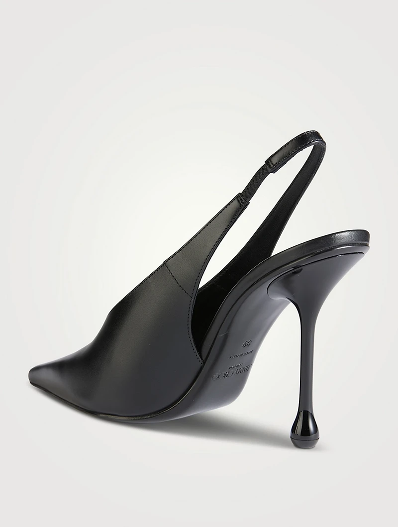 Isa Leather Slingback Pumps