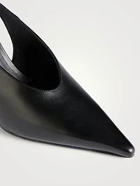 Isa Leather Slingback Pumps