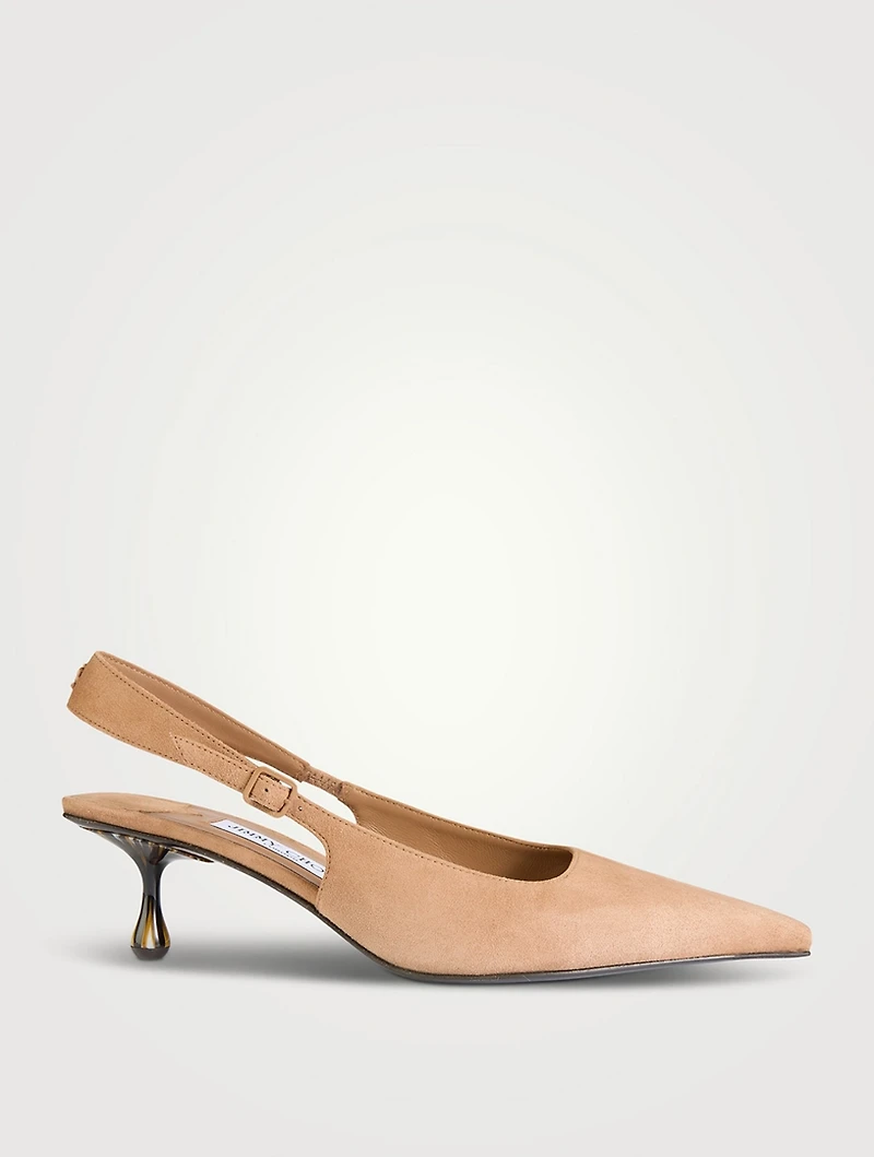 Amel Suede Slingback Pumps