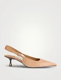 Amel Suede Slingback Pumps