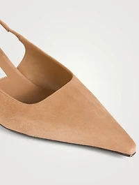 Amel Suede Slingback Pumps