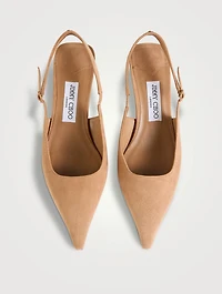 Amel Suede Slingback Pumps
