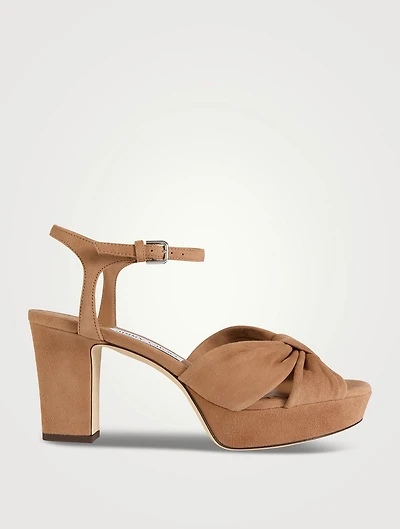 Heloise Suede Platform Sandals