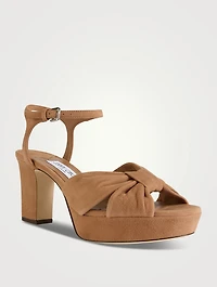 Heloise Suede Platform Sandals