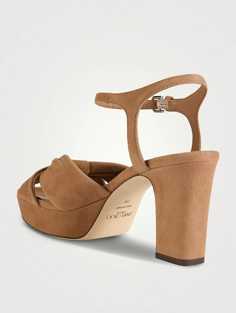 Heloise Suede Platform Sandals