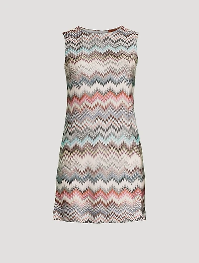 Raschel Mini Dress