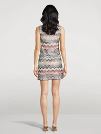 Raschel Mini Dress