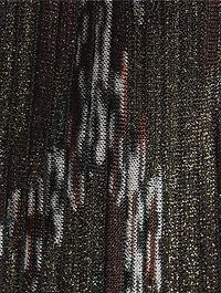 Plissé Lurex Midi Skirt