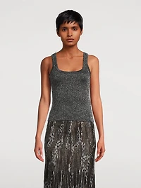 Lurex Knit Tank Top