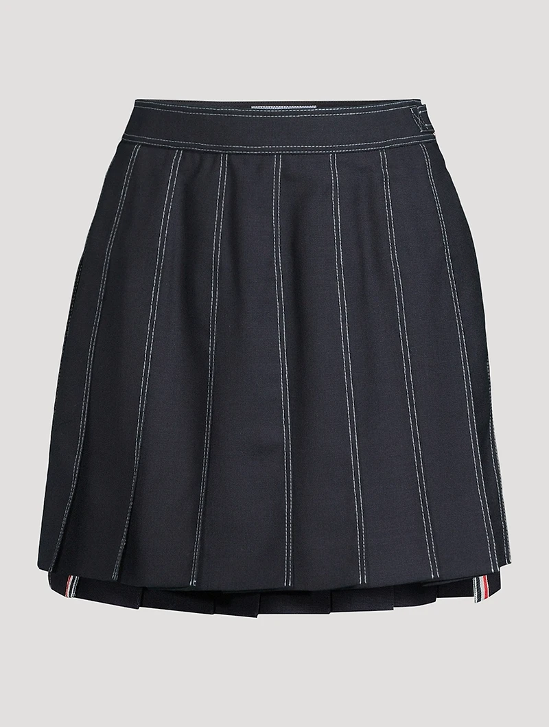 Fresco Pleated Mini Skirt