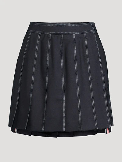 Fresco Pleated Mini Skirt