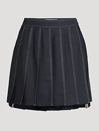 Fresco Pleated Mini Skirt