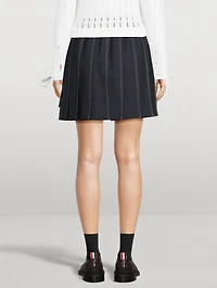 Fresco Pleated Mini Skirt