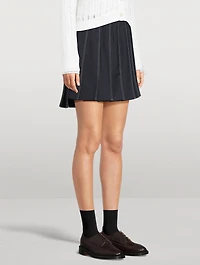 Fresco Pleated Mini Skirt