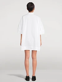 Poplin Mini Shirt Dress