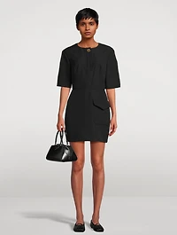 Wool Mini Dress