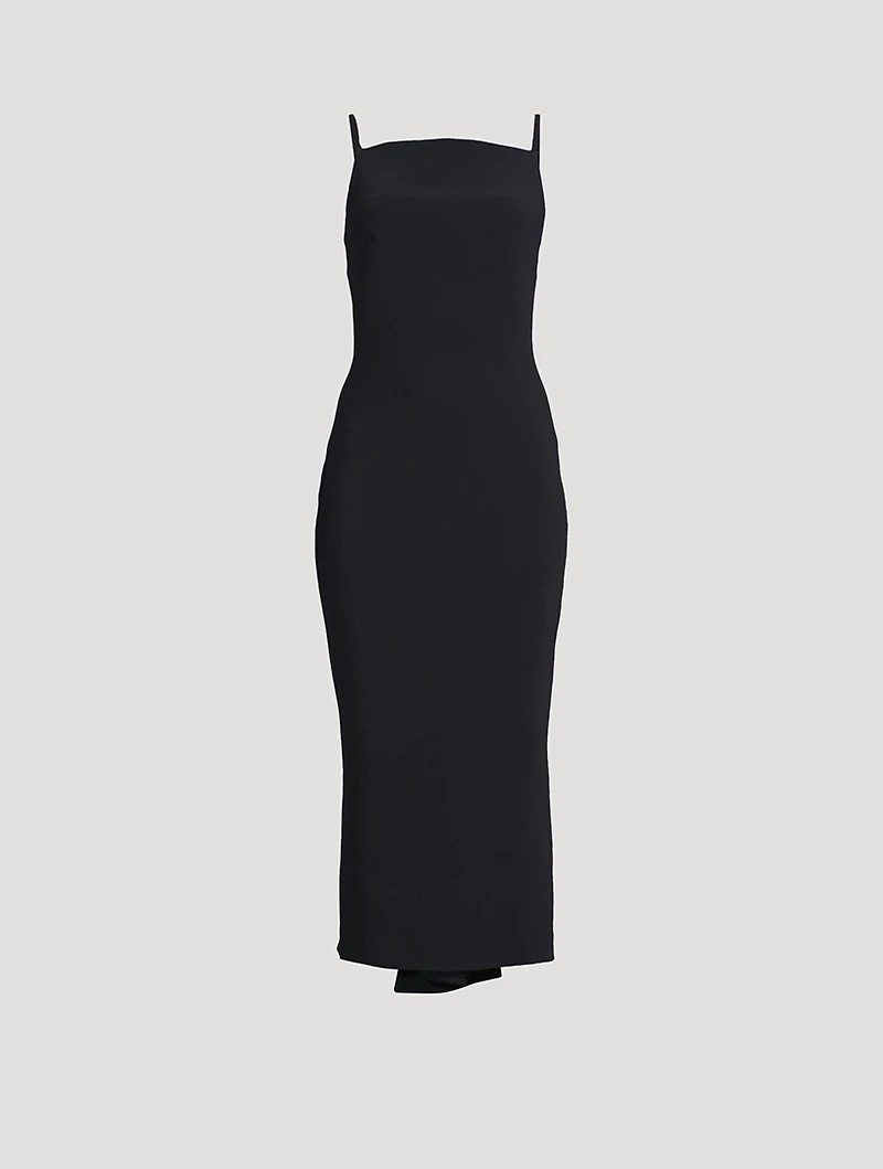 Sliced Midi Dress