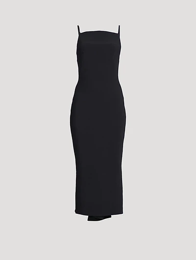 Sliced Midi Dress