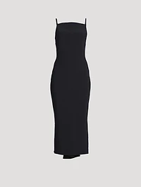 Sliced Midi Dress