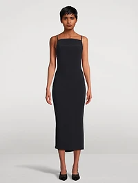 Sliced Midi Dress