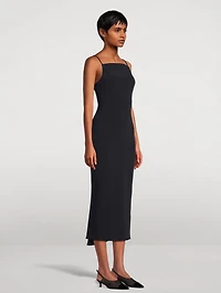 Sliced Midi Dress