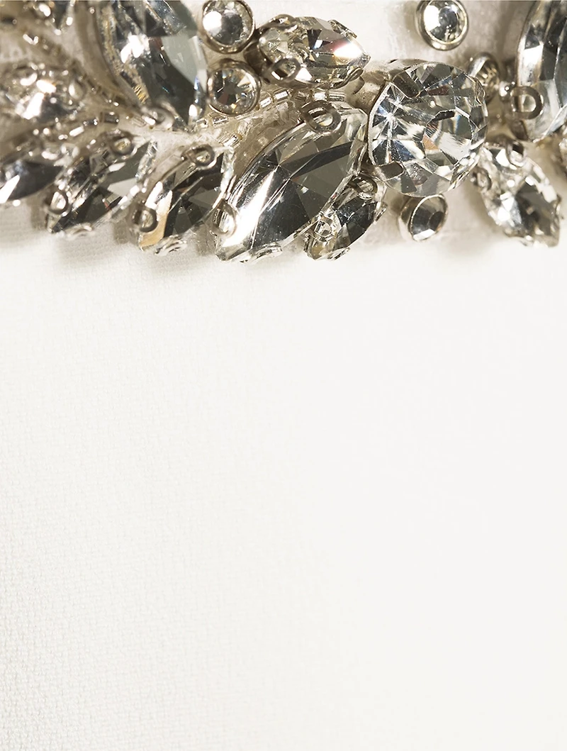 Halter Evening Dress With Crystals