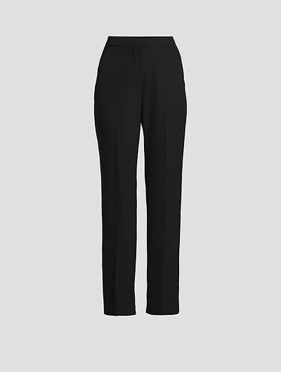 Grain de Poudre Wool Trousers