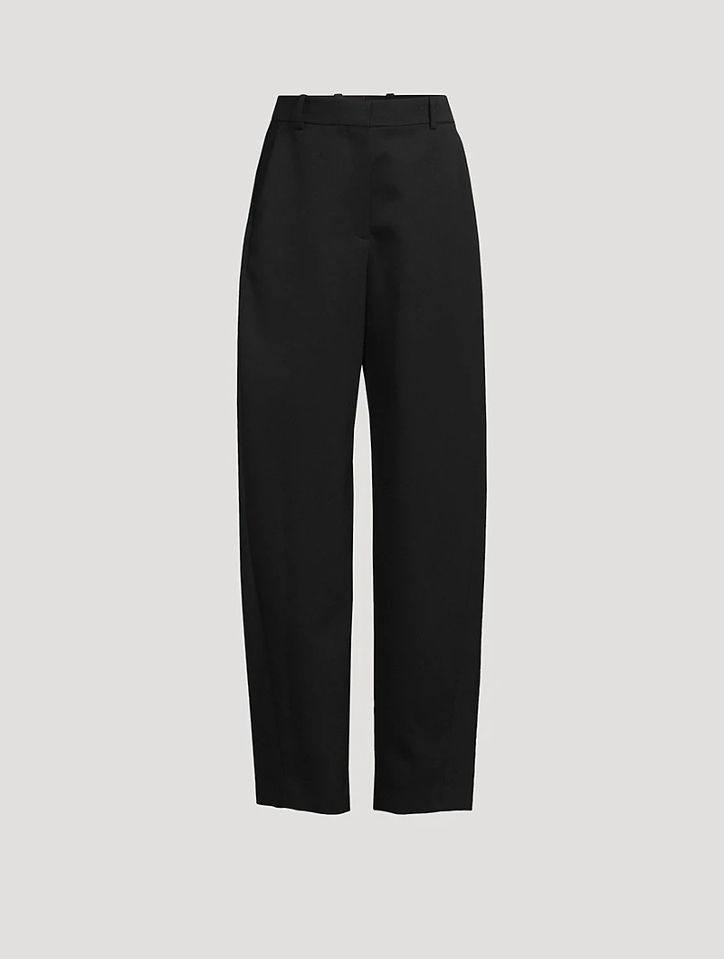 Wool Cocoon Tailored Pants