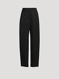 Wool Cocoon Tailored Pants