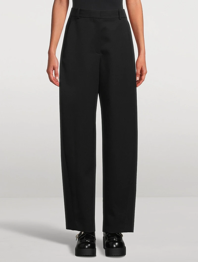 Wool Cocoon Tailored Pants