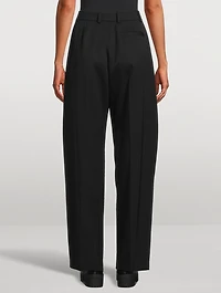 Wool Cocoon Tailored Pants