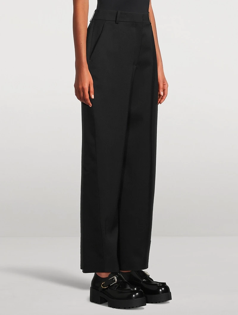Wool Cocoon Tailored Pants