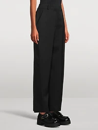 Wool Cocoon Tailored Pants